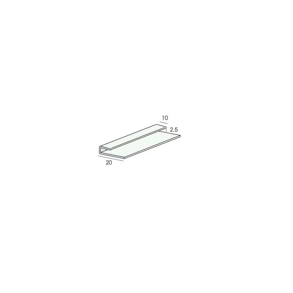 Tekening Eindprofiel 2,5mm