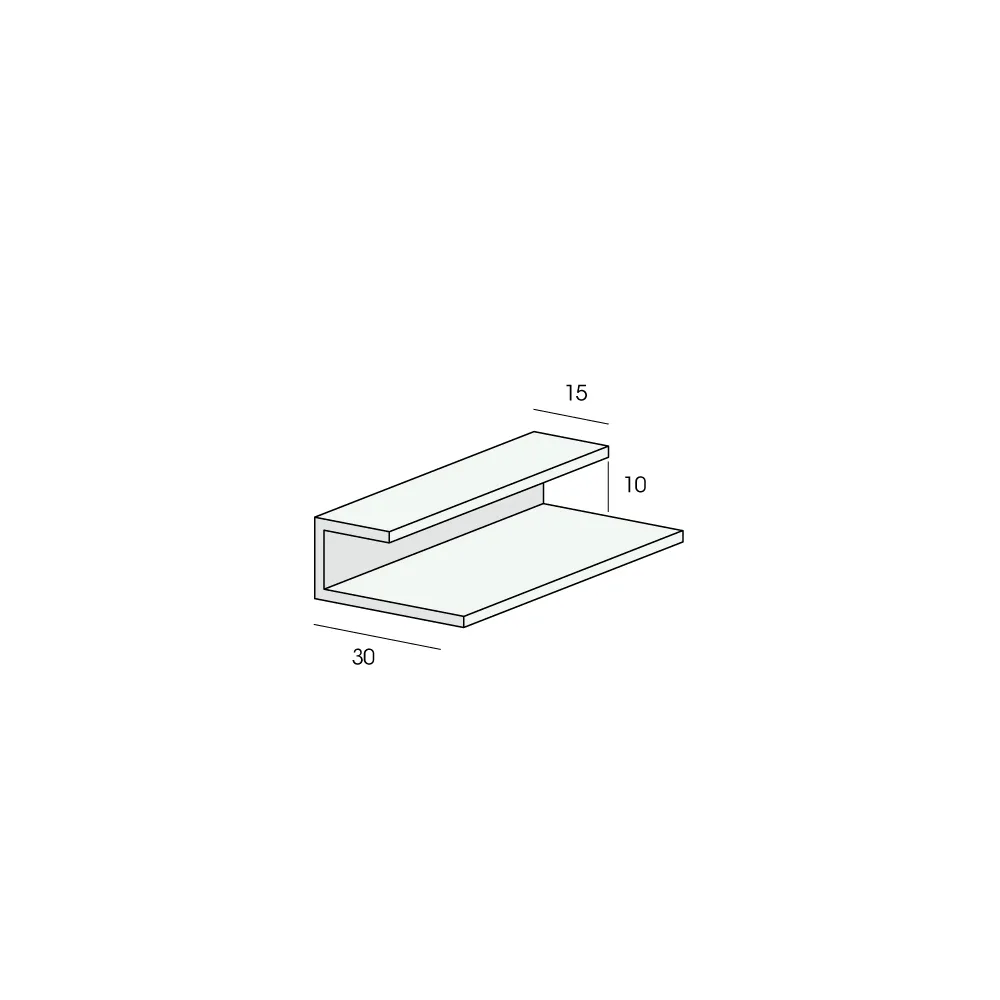 Tekening Eindprofiel 10mm
