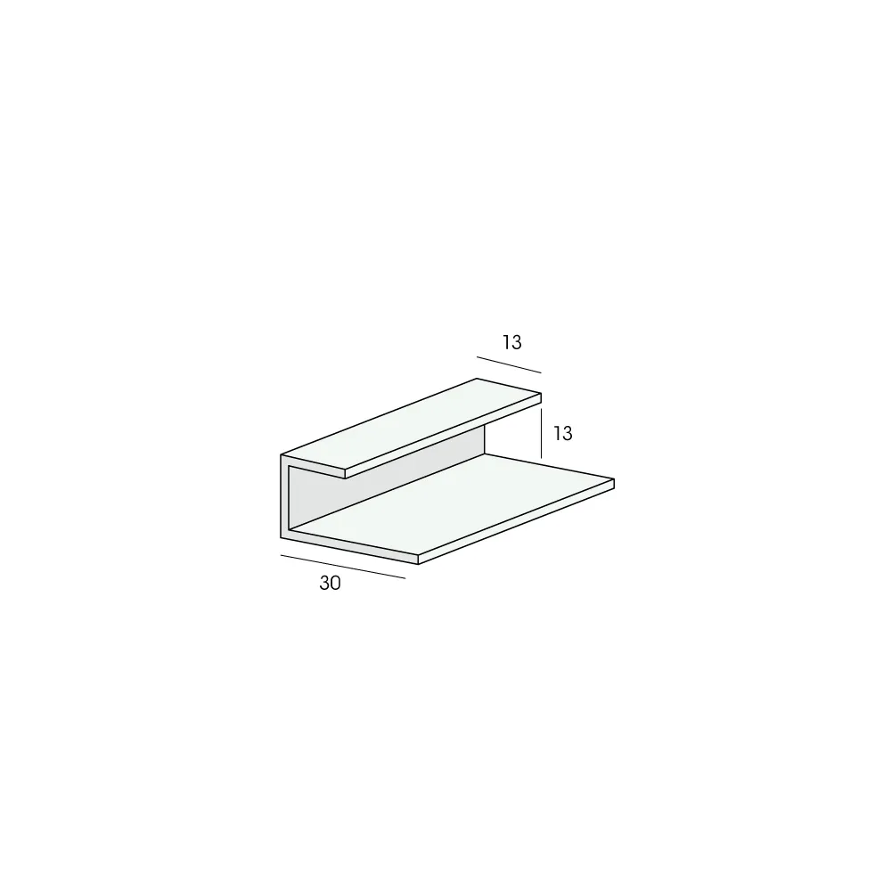 Tekening Eindprofiel 13mm