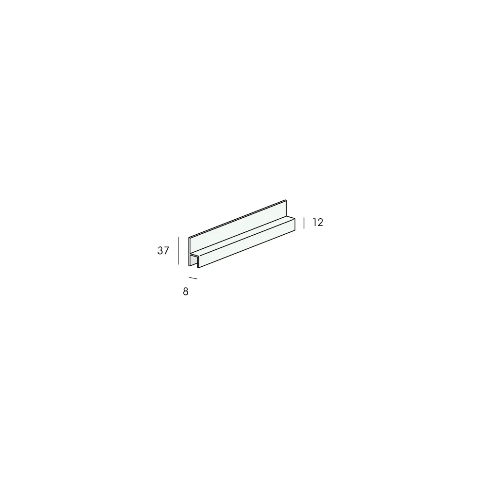 Tekening Stoelprofiel 8mm