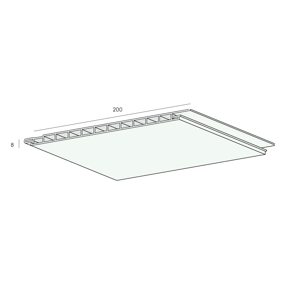 Tekening Special Foodcare vlakwerkend 200x8mm