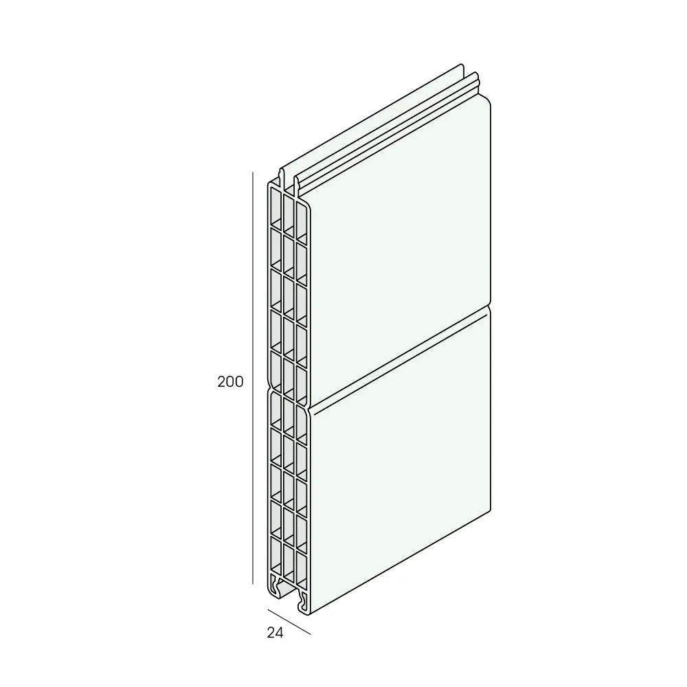 Tekening Paneelvulling 200x24mm