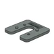 Tekening Stelplaat U-combi 5mm 200 stuks