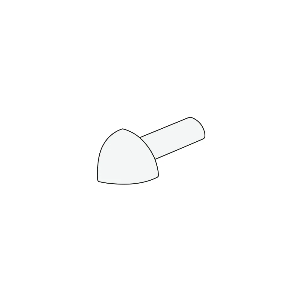Tekening Uitw.hoekstuk Proround alu. 6mm