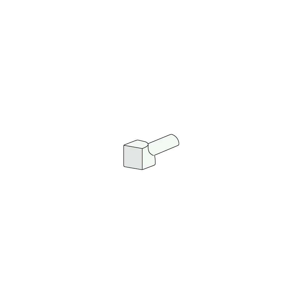 Tekening Inw.hoekstuk Proround alu. 12,5mm