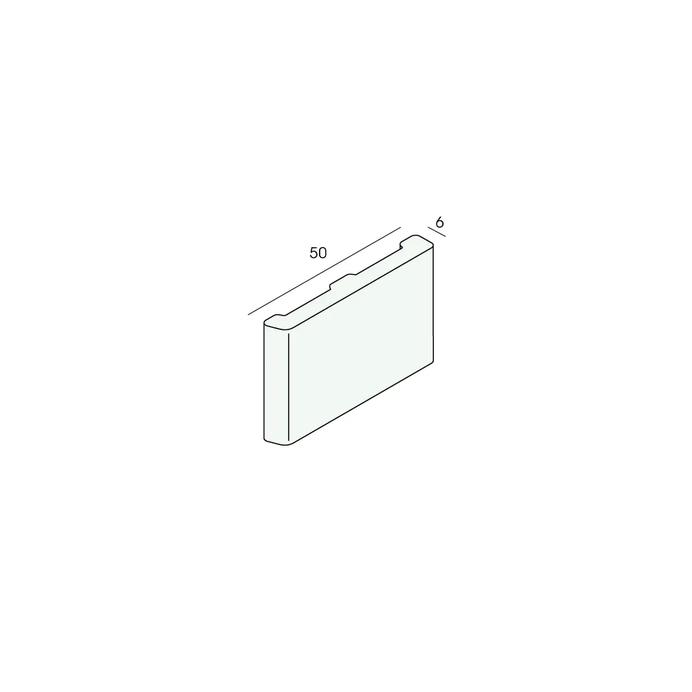 Tekening Prodec plint  50x6mm