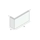Tekening Prodec hoekpaneel 105x30mm