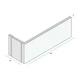 Tekening Prodec hoekpaneel 160x60mm