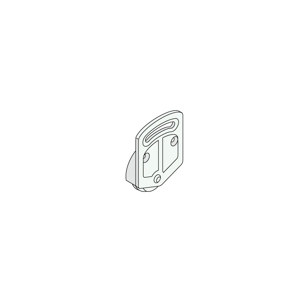 Tekening Roller inboor verstelbaar diameter 35mm