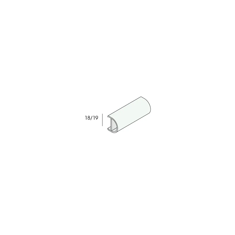 Tekening Panelsoftprofiel 18mm
