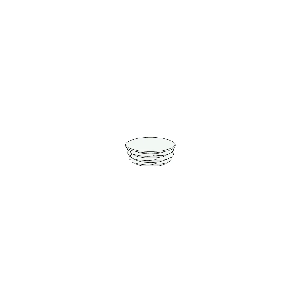 cyclingcolors Hêtre Clair Afdekdoppen, zelfklevend, 40 mm, voor kast