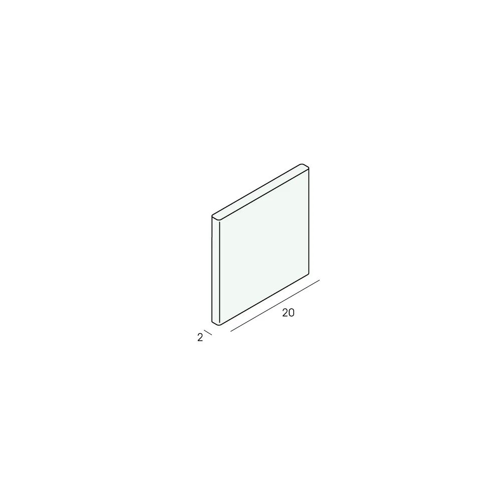 Tekening Platprofiel 20x2mm