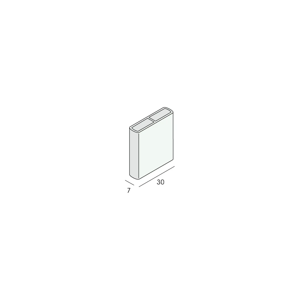 Tekening Holkamer platprofiel 30x7mm