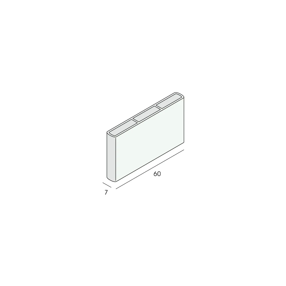 Tekening Holkamer platprofiel 60x7mm