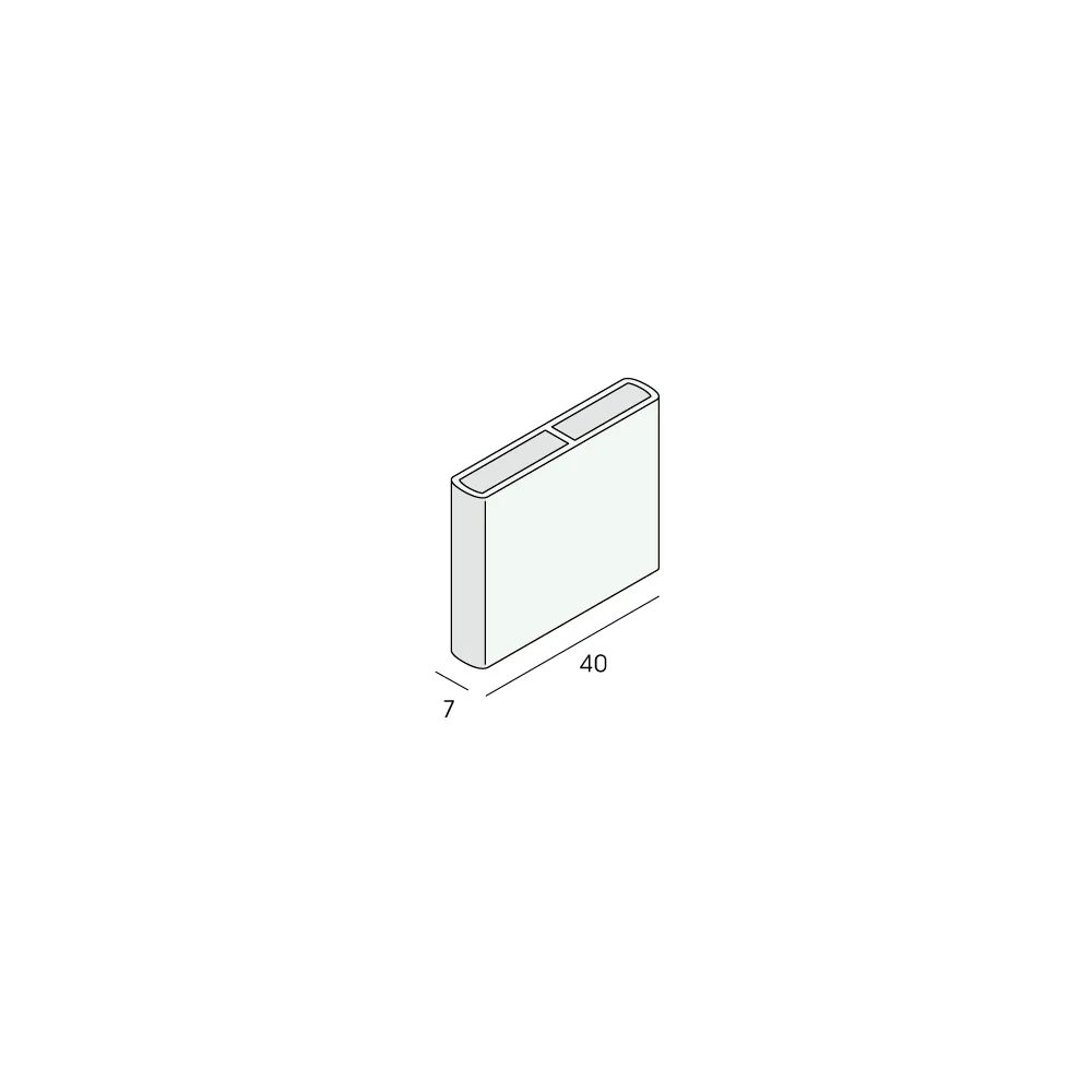 Tekening Holkamer platprofiel 40x7mm