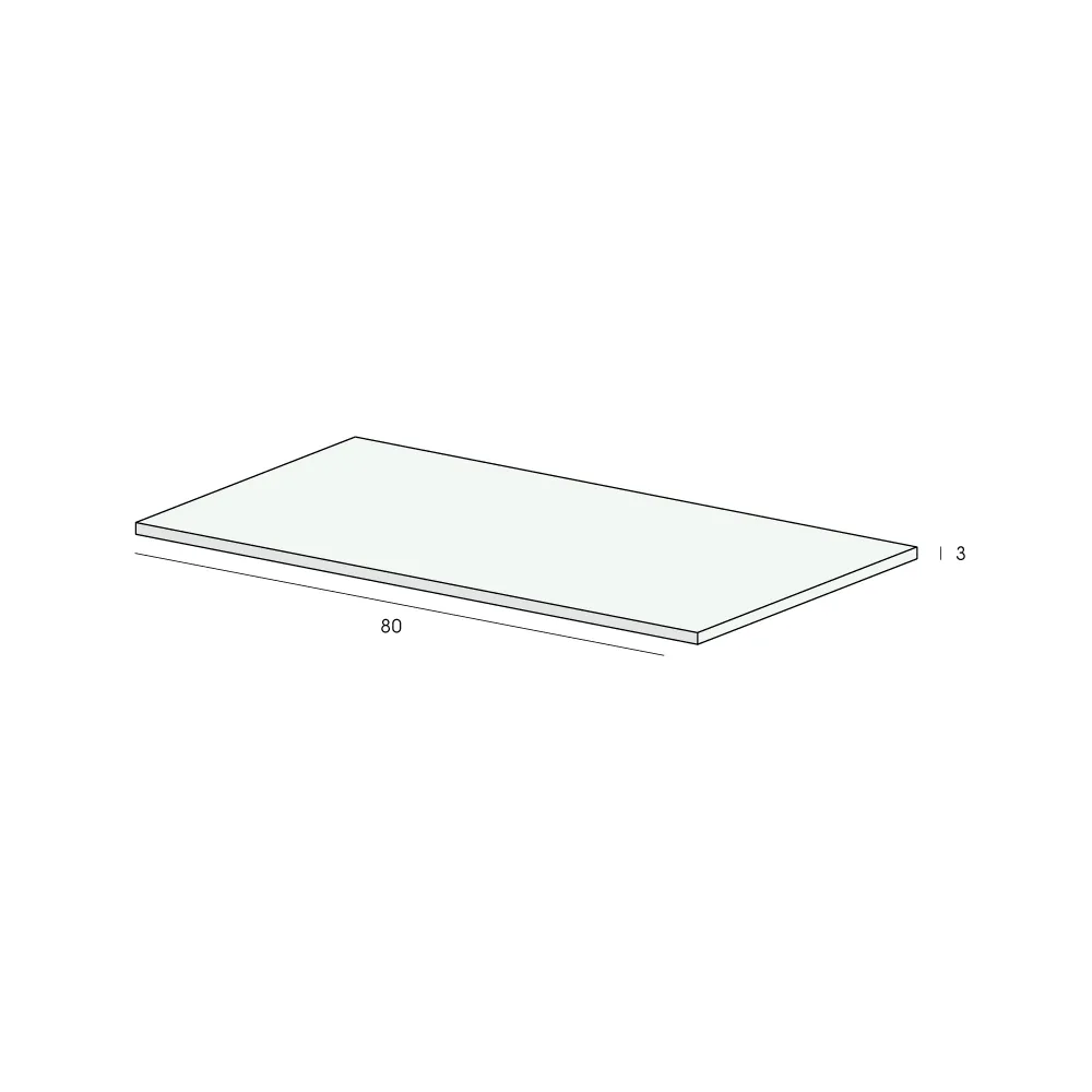 Tekening Platprofiel 80x3mm