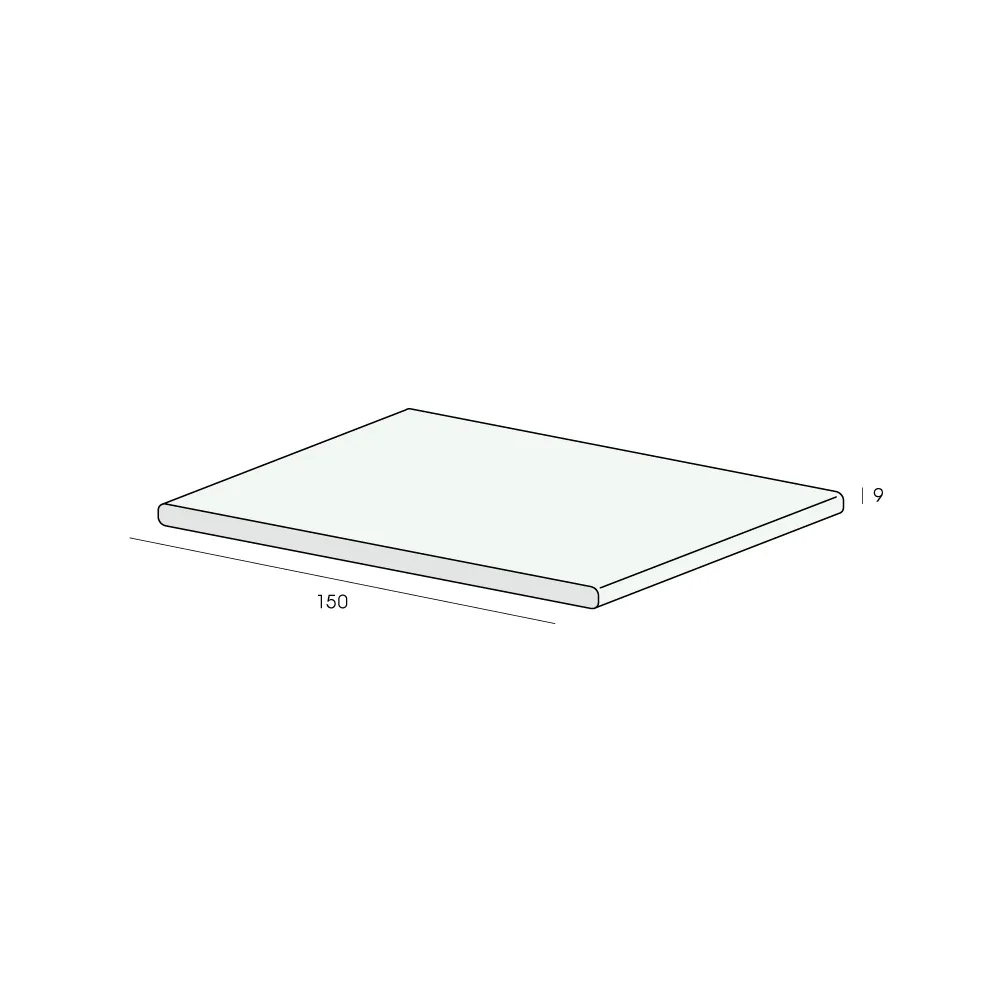 Tekening Platpaneel 150x9mm