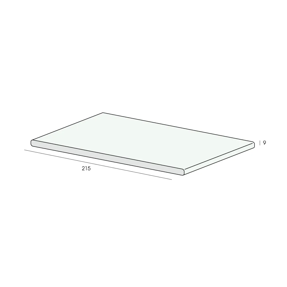 Tekening Platpaneel 215x9mm