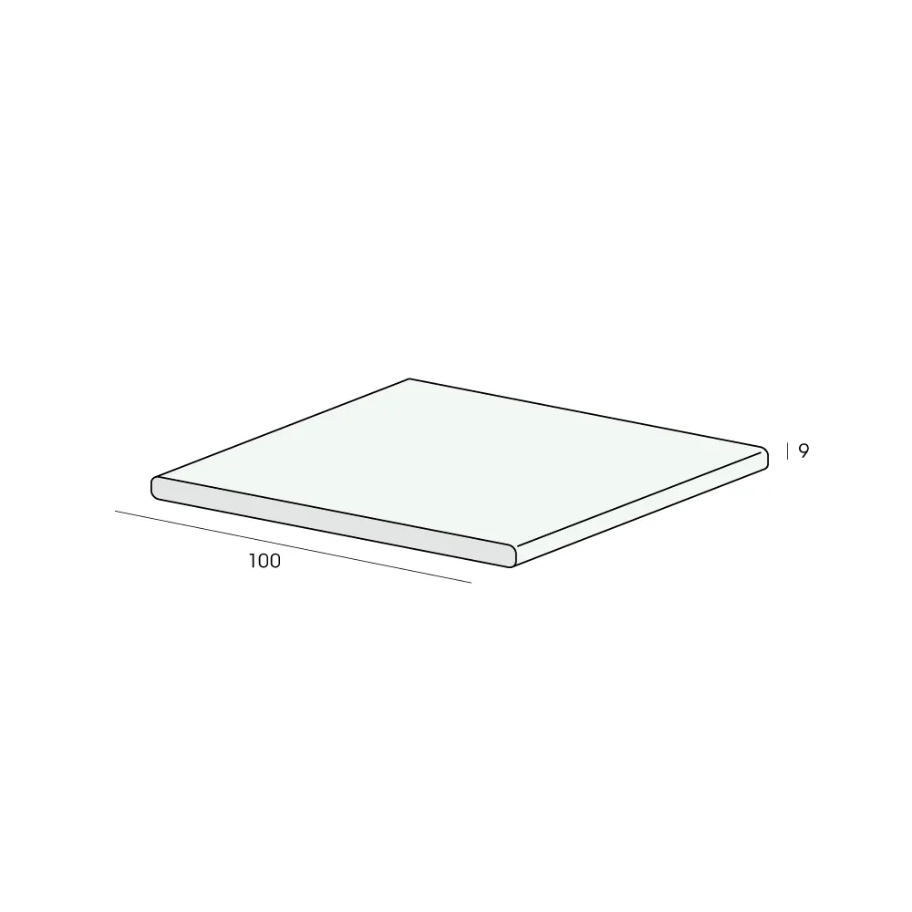 Tekening Platpaneel 100x9mm