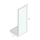 Tekening Hoekpaneel 250x90x9mm
