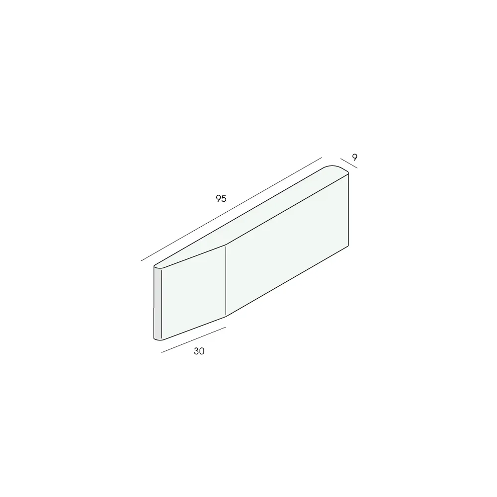 Tekening Plint 95x9mm
