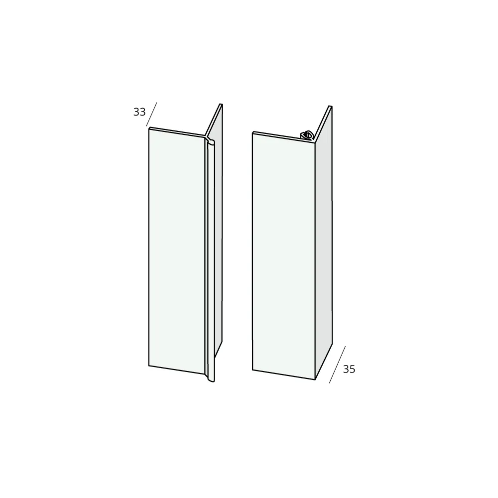 Tekening Foodcare uitw.hoekverb.profiel 8mm 2-del