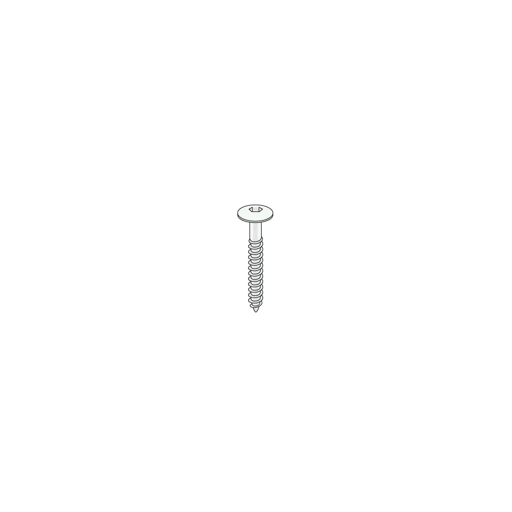 Tekening Keralit schroef 30mm rvs 200 stuks
