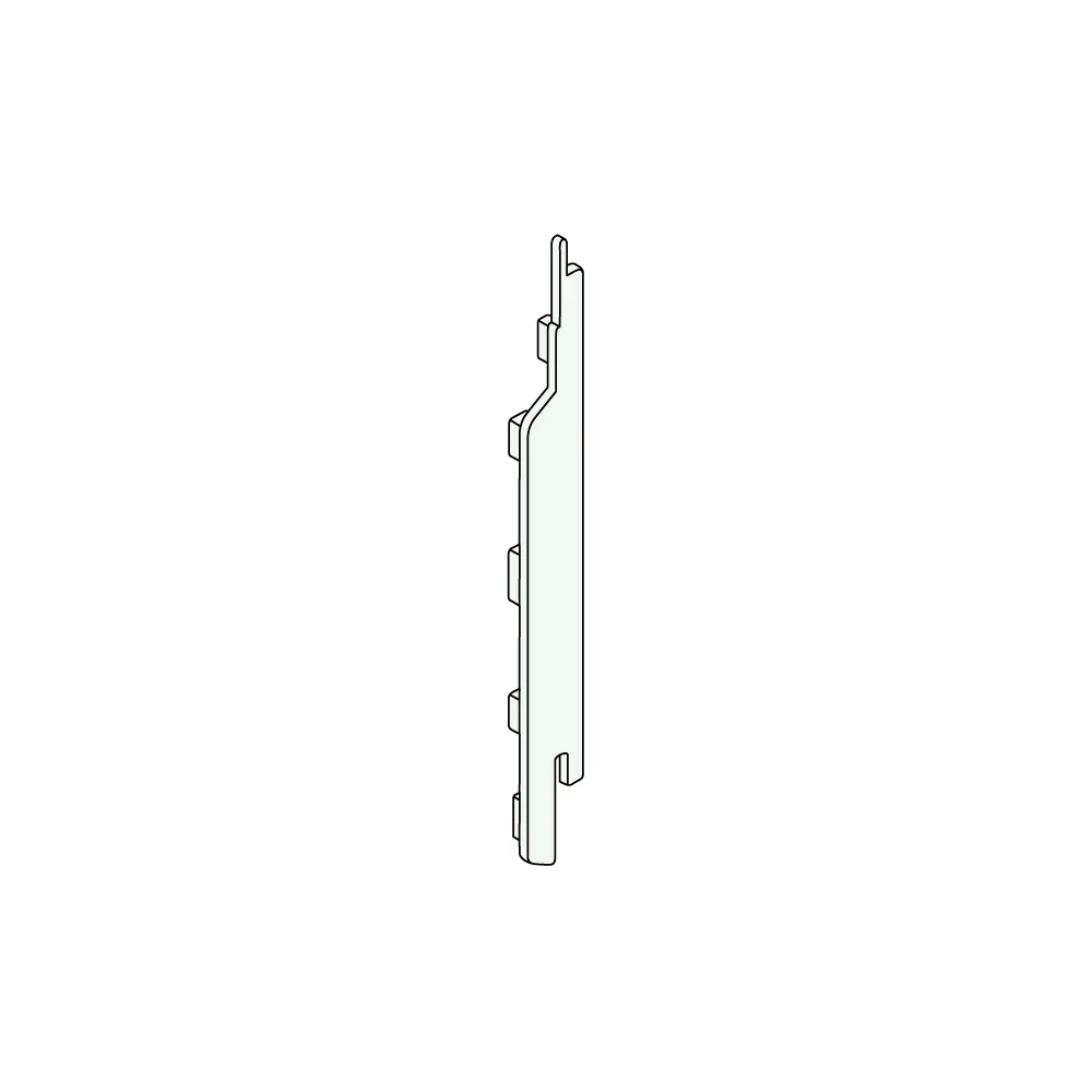 Tekening Eindkap+connector rechts voor 2814 (5st)