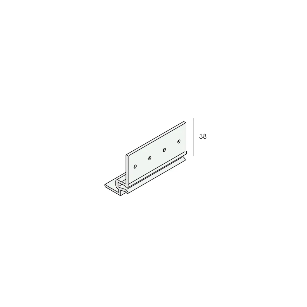 Tekening Keralit dakrand boeiboordmontageprofiel
