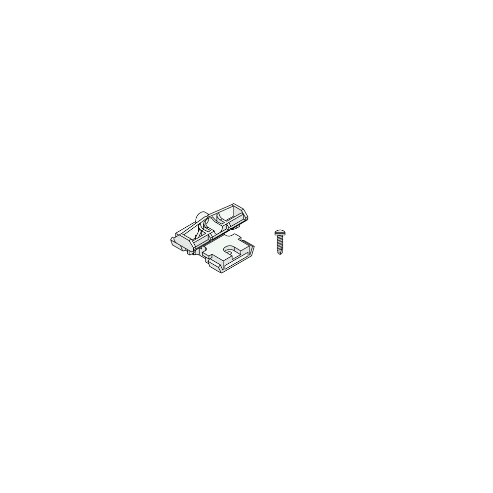 Tekening Twinson mont.clip+schr. kunststof 85st
