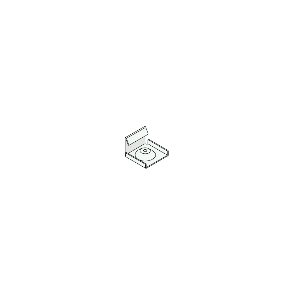 Tekening RVS Clips Twinson 10 st.