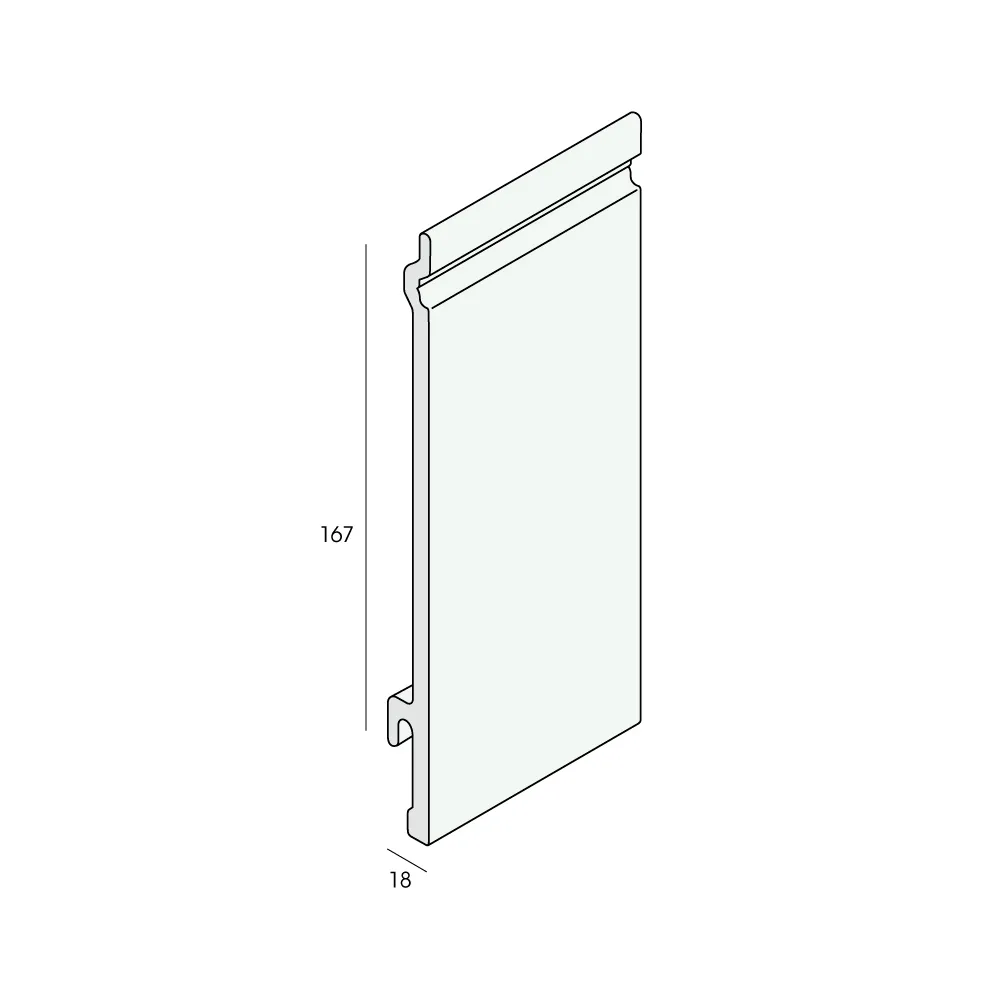 Tekening Novicell potdeksel 167mm grove nerf
