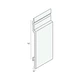 Tekening Novicell sponningdeel 167mm grove nerf