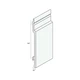 Tekening Novicell sponningdeel 167 mm fijne nerf