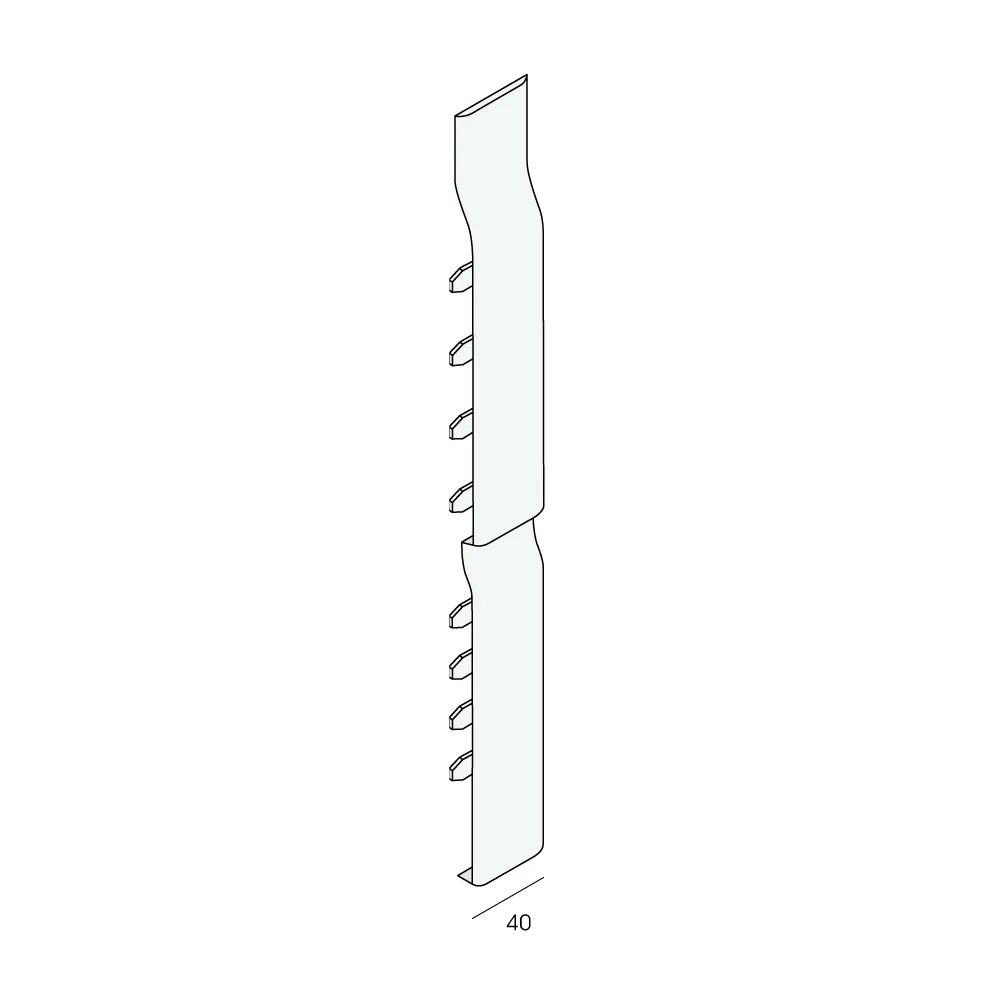Tekening Verb.st. rabat 333mm grove nerf (dubbel)