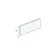 Tekening Loodstrip plat 20x2,5mm