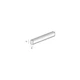 Tekening Infrees trap antislipprofiel 8mm