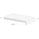 Tekening Novaboard vensterbank 25cm