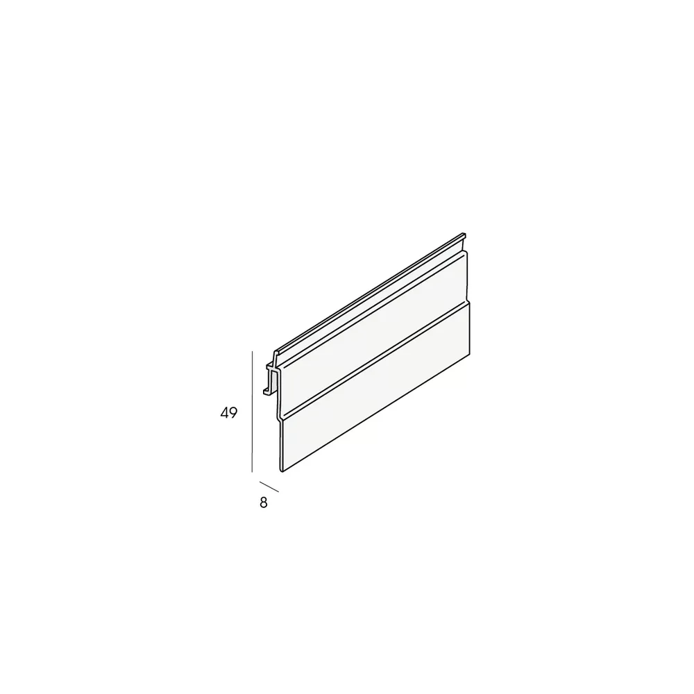 Tekening Shadowline profiel 2814