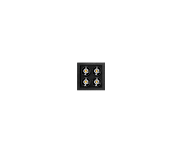 BLACK FOSTER MICRO RECESSED 2×2