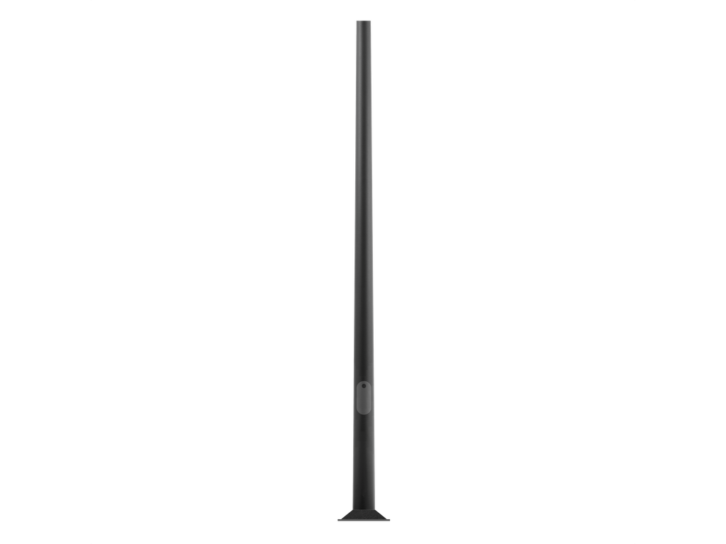 Conical aluminum poles with flange plate