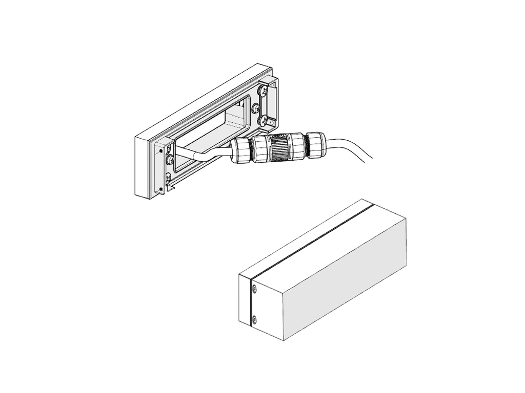 Düz duvar için ek duvar montaj adaptörü
