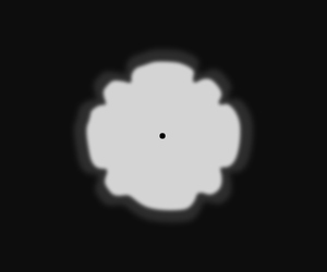 Symmetric, 360°, Special effect: Leaf