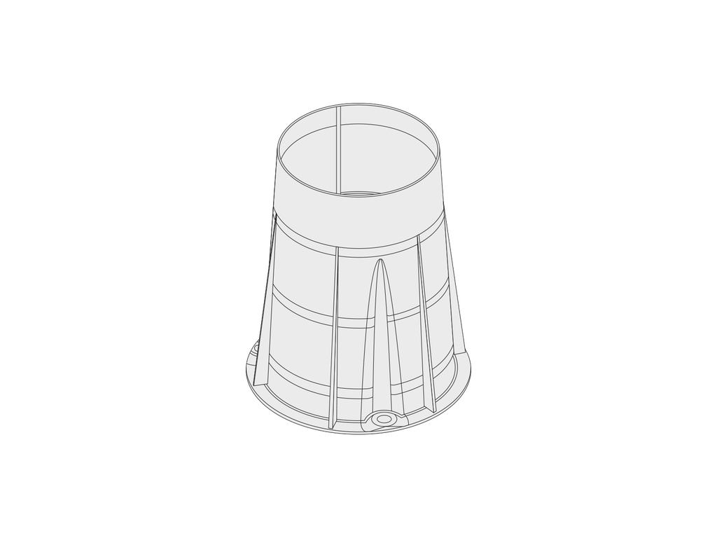 Plastic sleeve for ZEROX M
