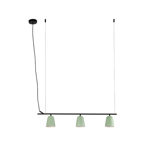 STUDIO COLGANTE LINEAL PANTALLA S VERDE 3xE14