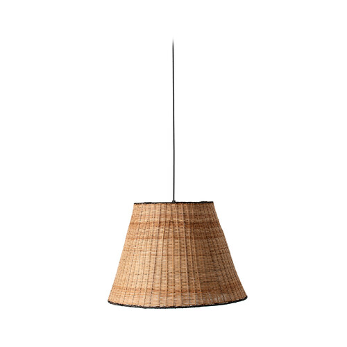 SUMBA COLGANTE NEGRO/RATTAN Ø560 1xE26