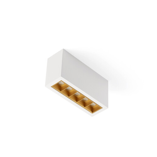 TROOP SUP 5x2W BLANCO-ORO 48º 2700K CRI90