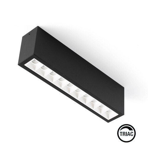 TROOP SUP 10x2W NEGRO-BLA 36º 2700K CRI90 TRIAC