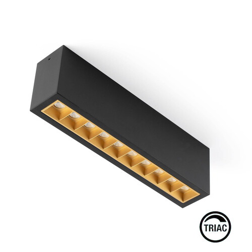TROOP SUP 10x2W NEGRO-ORO 48º 2700K CRI90 TRIAC