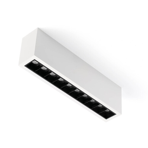 TROOP SUP 10x2W BLA-NEGRO 15º 3000K CRI90